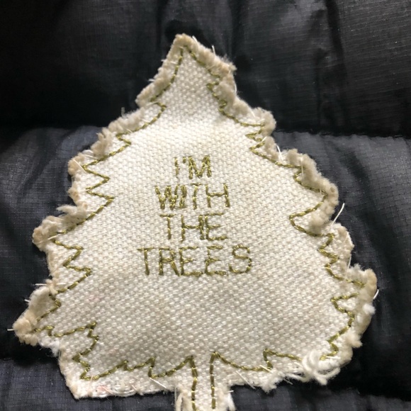 Patagonia Girls’ 12 (L) Down Sweater Jacket with cool tree patch - Picture 2 of 6